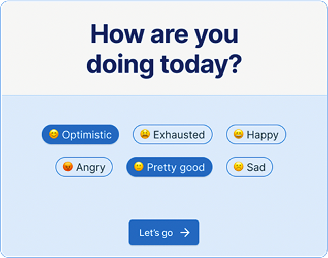 student wellness wireframe